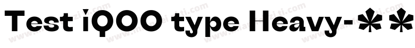 Test iQOO type Heavy字体转换